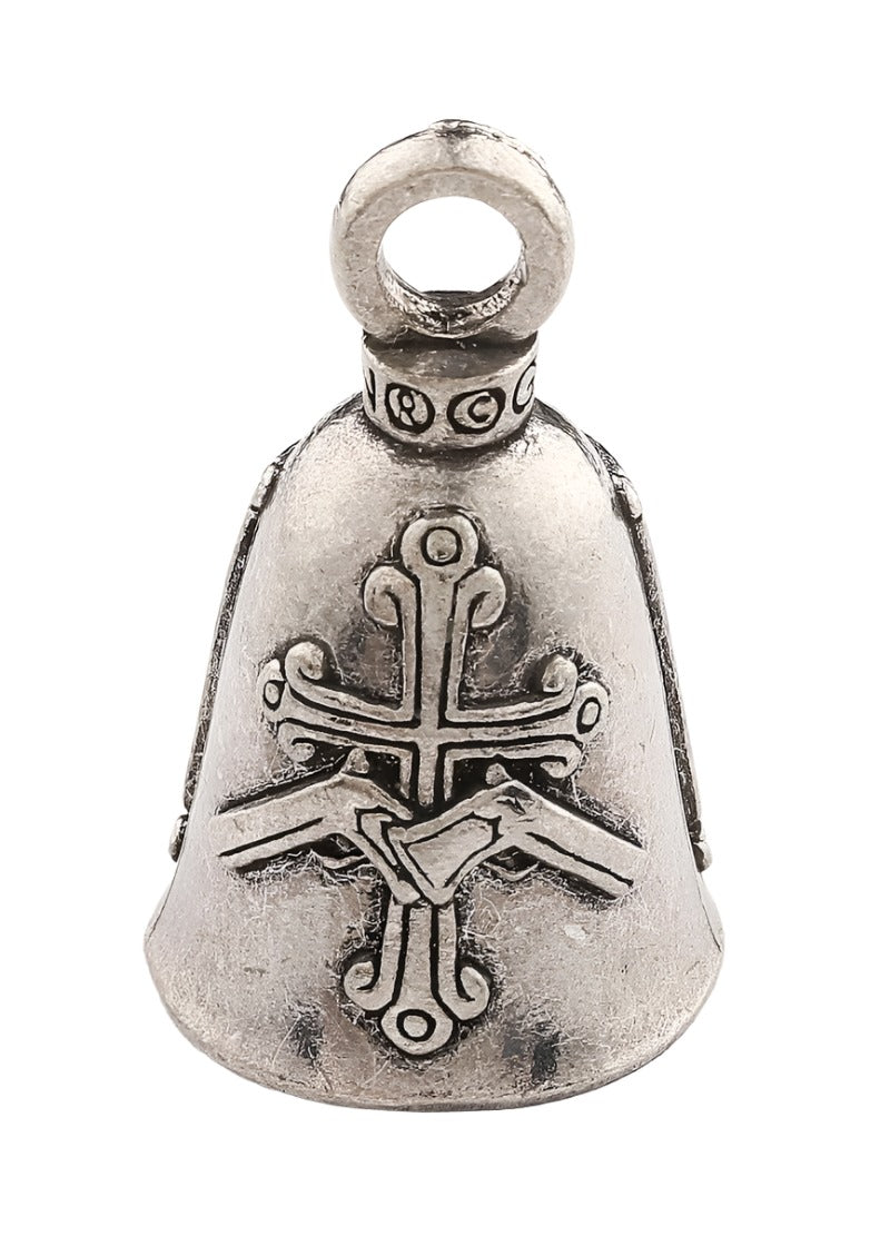 This Bike Protected by the Good Lord and a Gun