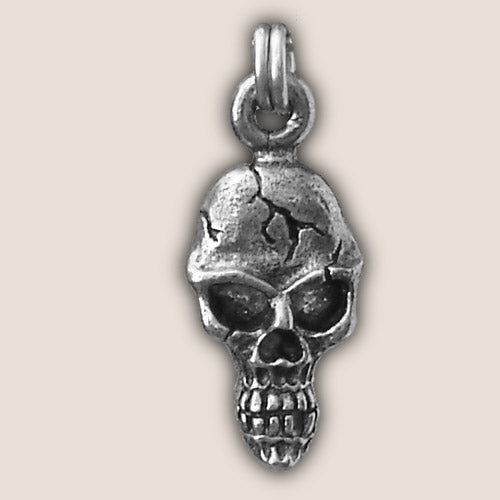 ZP07 - Cracked Skull Zipper Pull