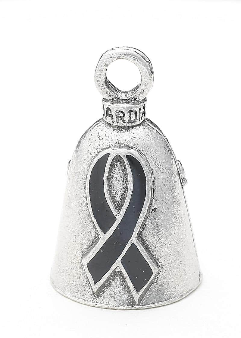 Support The Cause Black Ribbon Bell by Guardian Bell