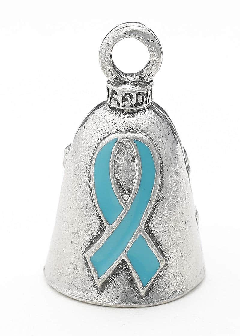 Support The Cause Turquoise Ribbon Bell by Guardian Bell